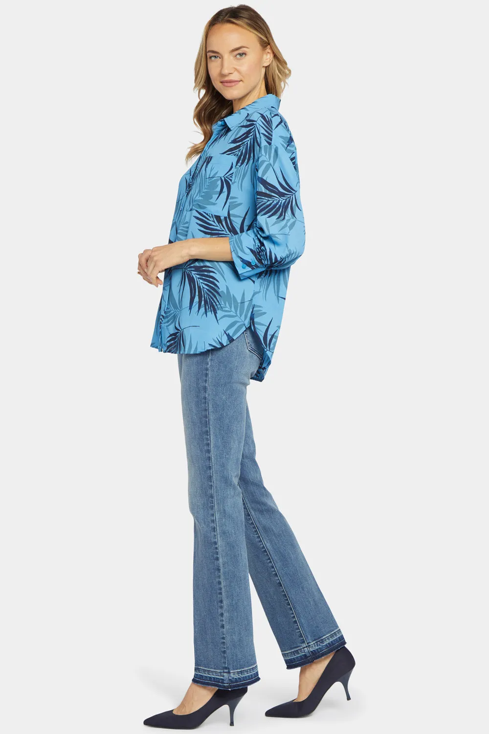 Zoey Blouse - Lake Palm sold by NYDJ product image thumbnail 3