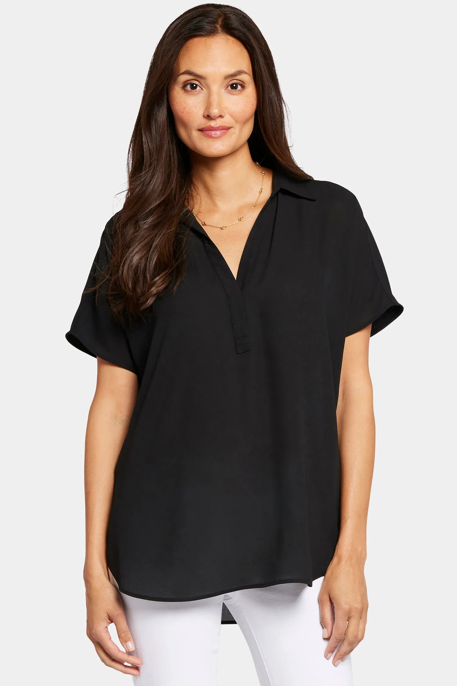 Becky Short Sleeved Blouse - Black sold by NYDJ product image thumbnail 4