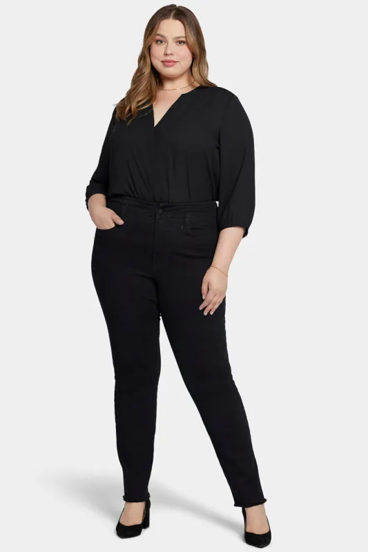 Marilyn Straight Jeans In Plus Size - Huntley sold by NYDJ