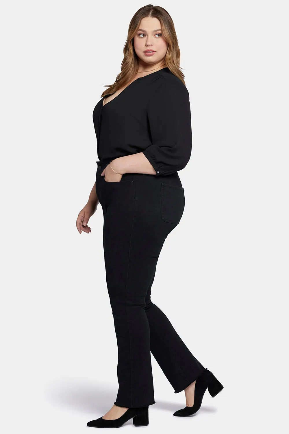 Marilyn Straight Jeans In Plus Size - Huntley sold by NYDJ product image thumbnail 5