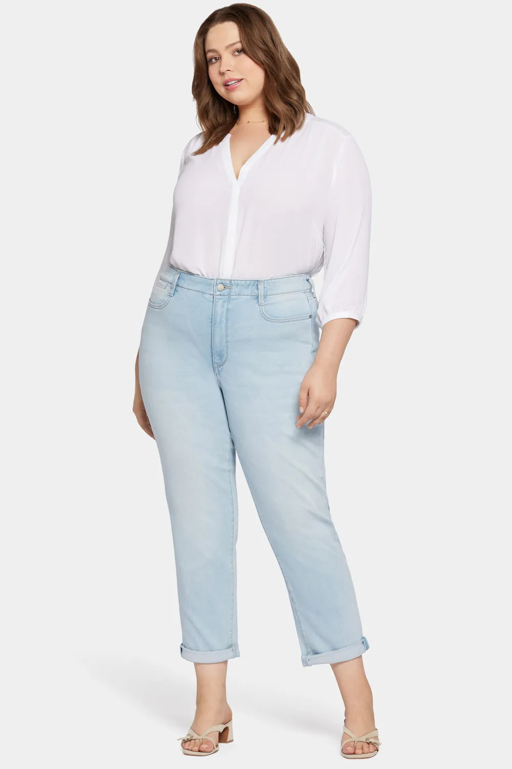 Margot Girlfriend Jeans In Plus Size - Brightside sold by NYDJ