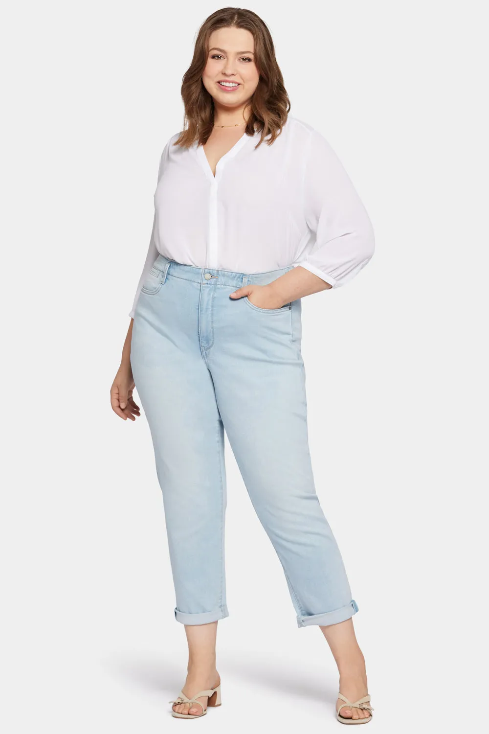Margot Girlfriend Jeans In Plus Size - Brightside sold by NYDJ product image thumbnail 5