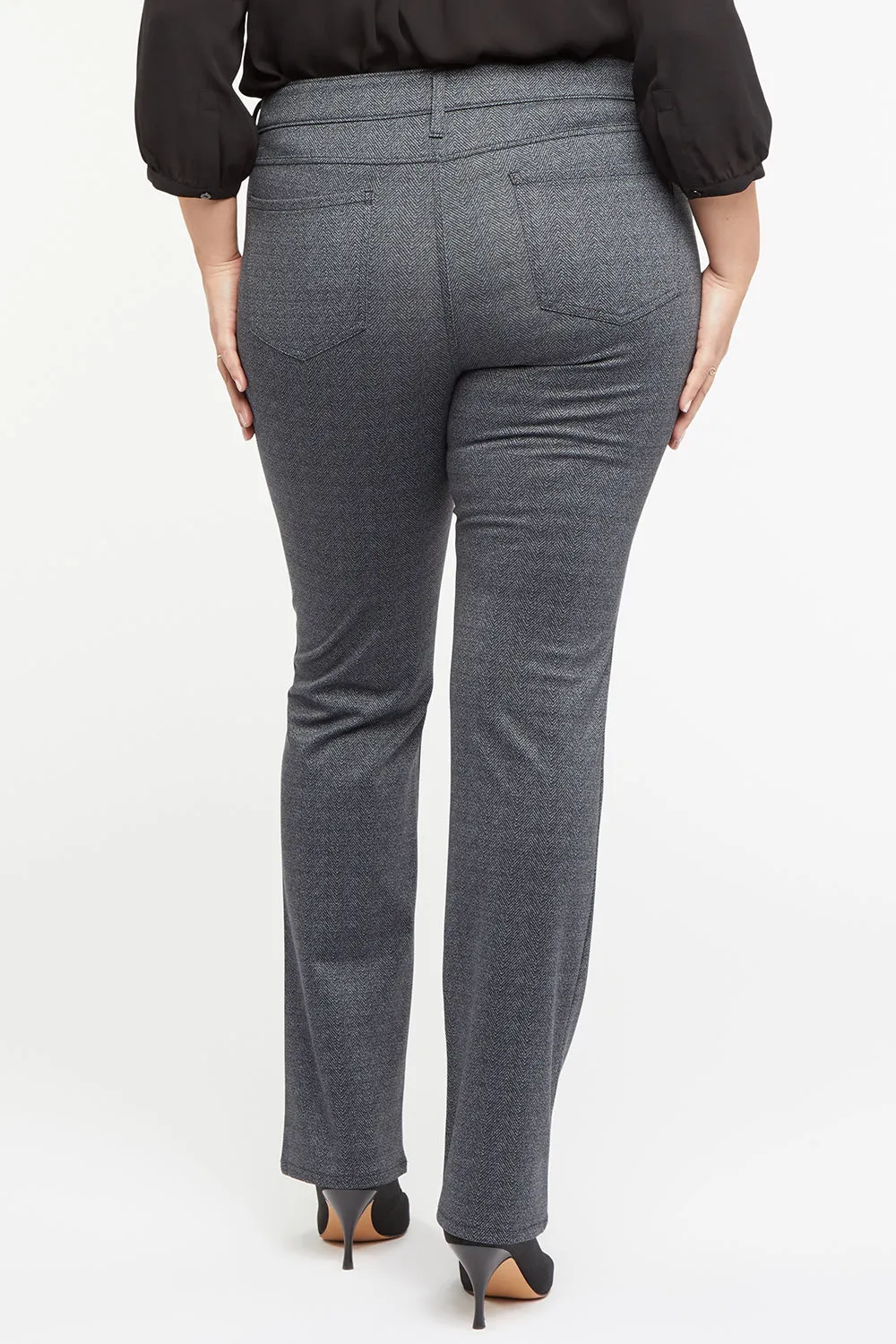 Marilyn Straight Pants In Plus Size - Lyon Herri sold by NYDJ product image thumbnail 2