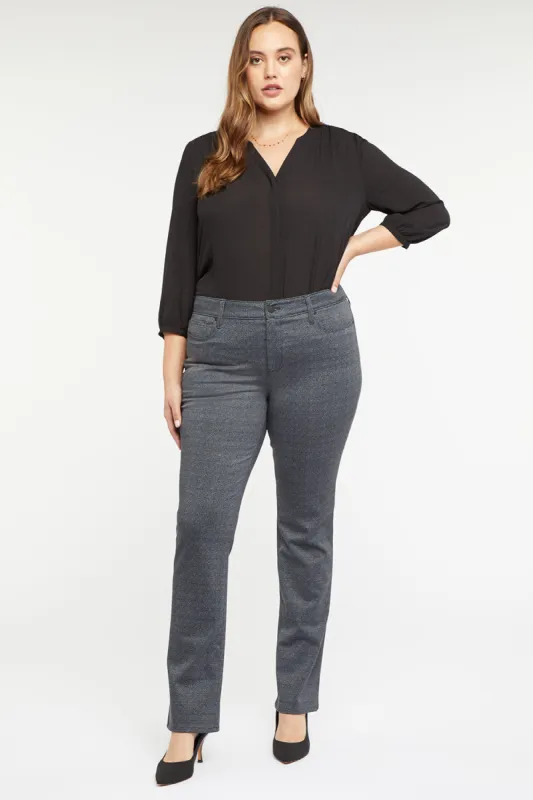 Marilyn Straight Pants In Plus Size - Lyon Herri sold by NYDJ