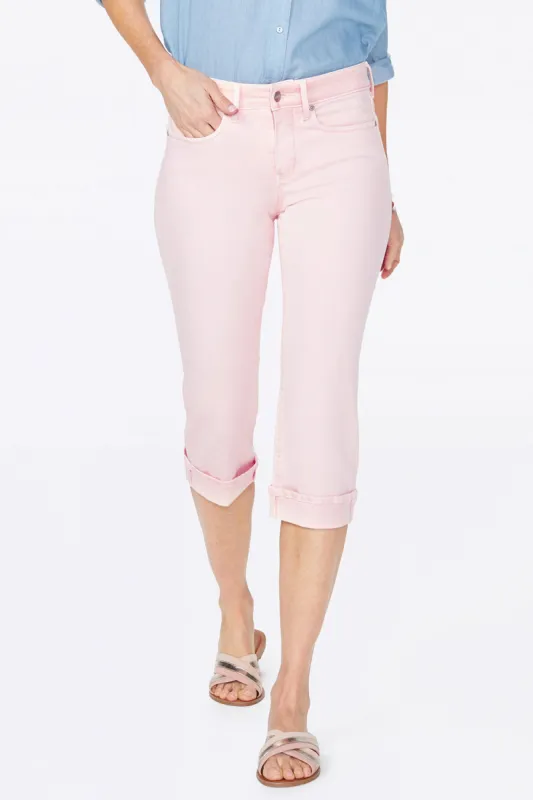 Marilyn Straight Crop Jeans - Pink Dusk sold by NYDJ
