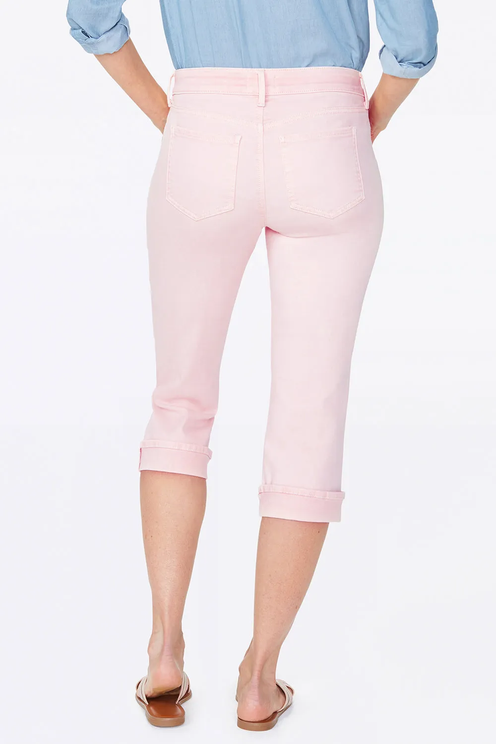 Marilyn Straight Crop Jeans - Pink Dusk sold by NYDJ product image thumbnail 2