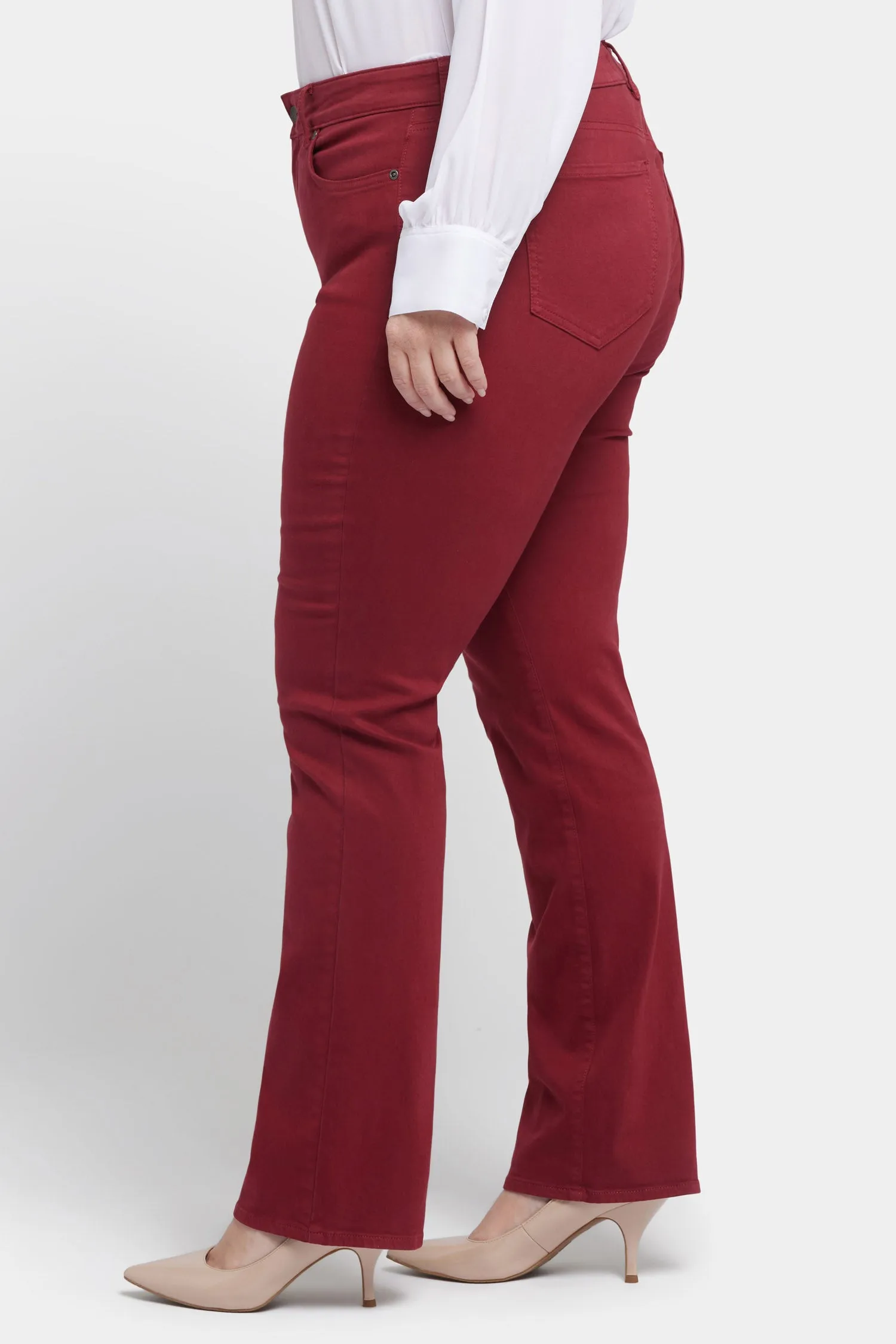 Marilyn Straight Jeans In Plus Size - Wild Currant sold by NYDJ product image thumbnail 3
