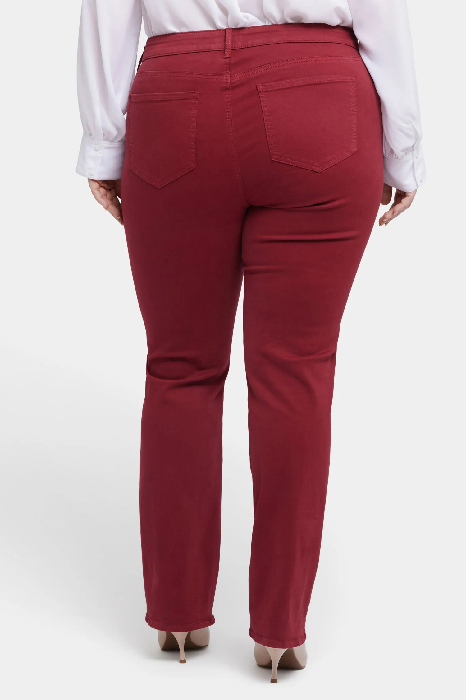 Marilyn Straight Jeans In Plus Size - Wild Currant sold by NYDJ product image thumbnail 2