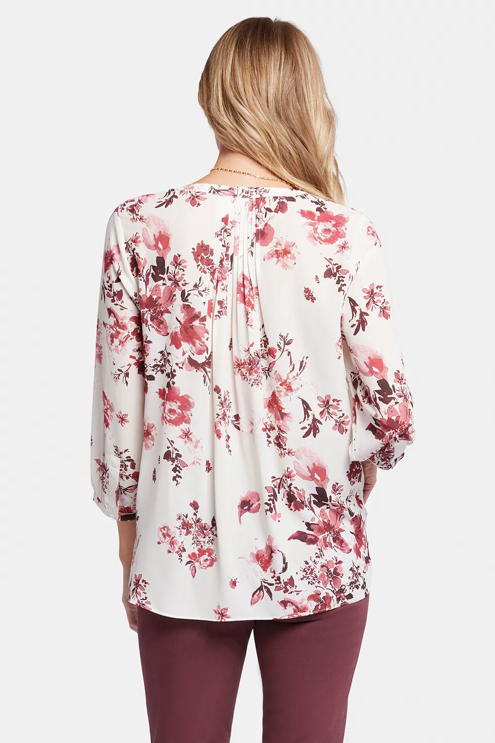 Pintuck Blouse - Harmony Garden sold by NYDJ product image thumbnail 2