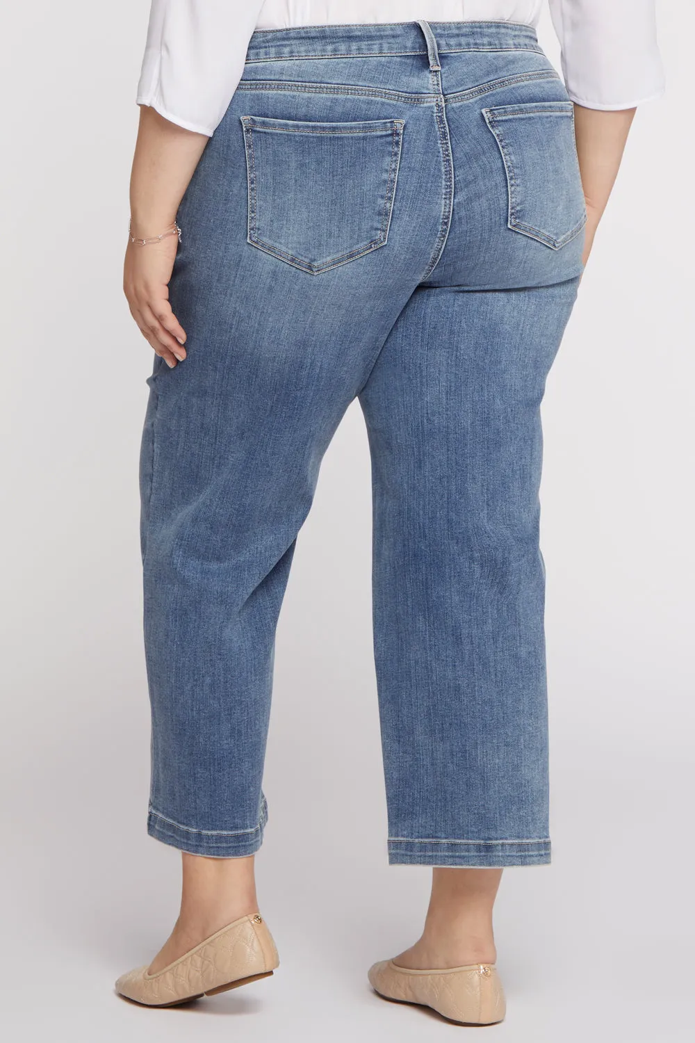 Teresa Wide Leg Ankle Jeans In Plus Size - Loire sold by NYDJ product image thumbnail 2