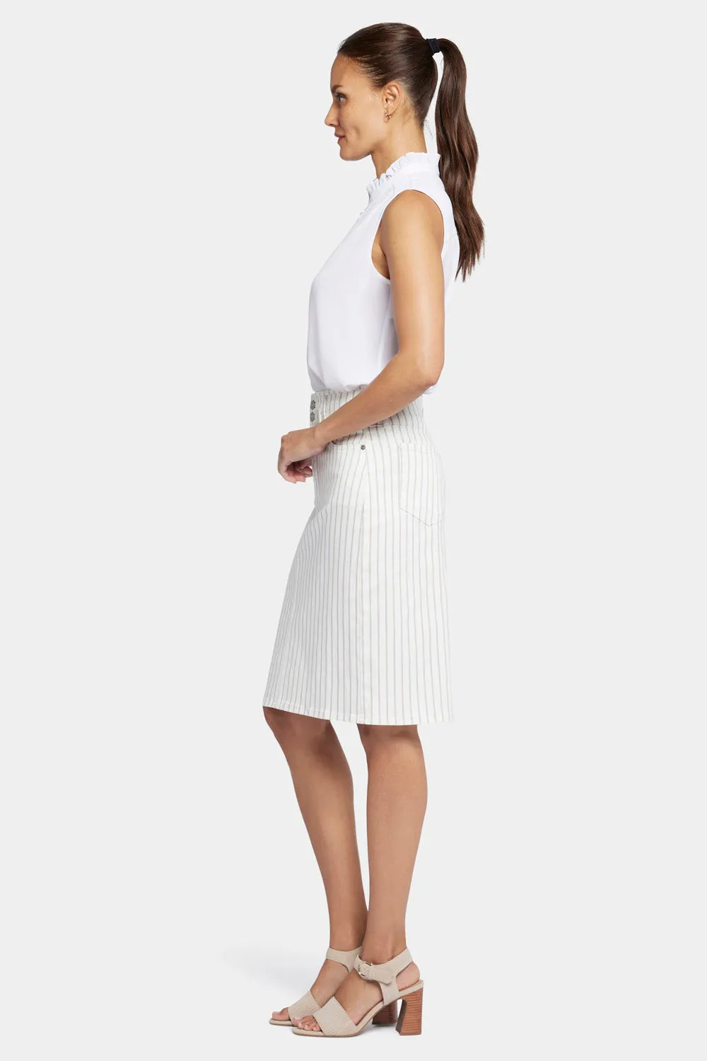 High Waist Skirt - Beach Cruise Stripe sold by NYDJ product image thumbnail 5