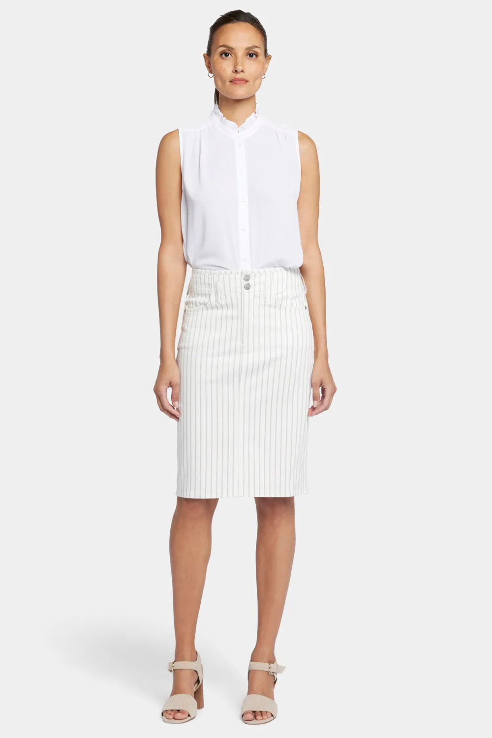 High Waist Skirt - Beach Cruise Stripe sold by NYDJ product image thumbnail 4