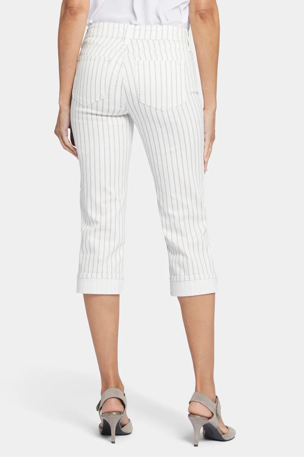 Marilyn Straight Crop Jeans - Beach Cruise Stripe sold by NYDJ product image thumbnail 2