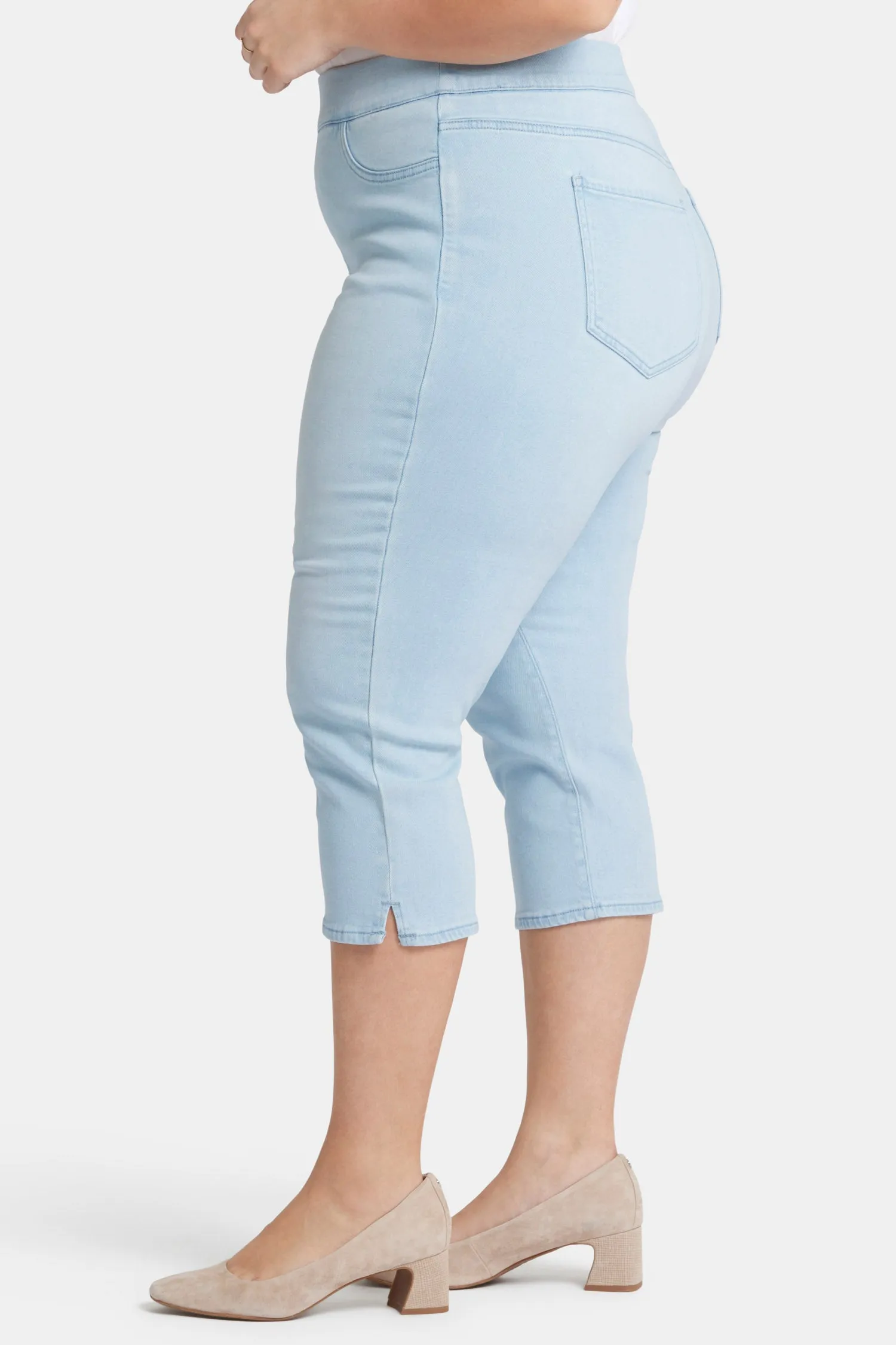 Dakota Crop Pull-On Jeans In Plus Size - Oceanfront sold by NYDJ product image thumbnail 3