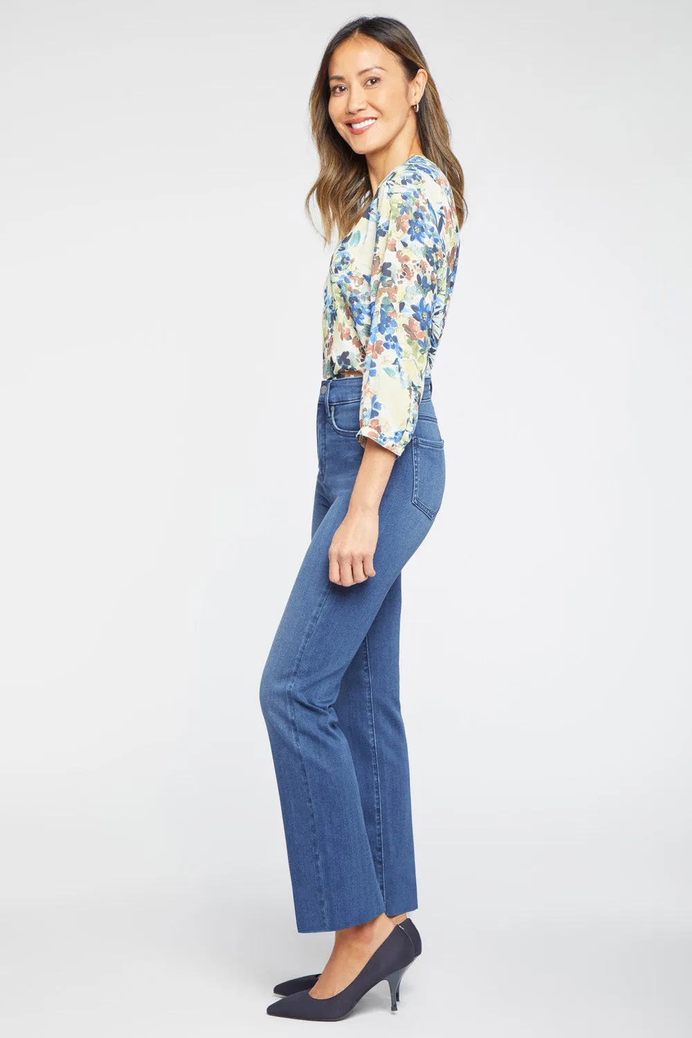 Marilyn Straight Jeans In Petite - Rendezvous sold by NYDJ product image thumbnail 5