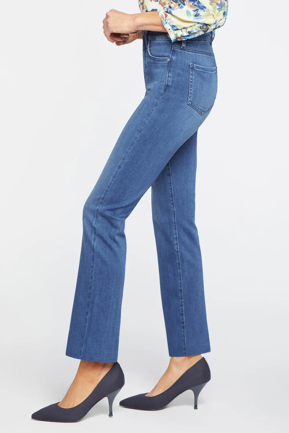 Marilyn Straight Jeans In Petite - Rendezvous sold by NYDJ product image thumbnail 3