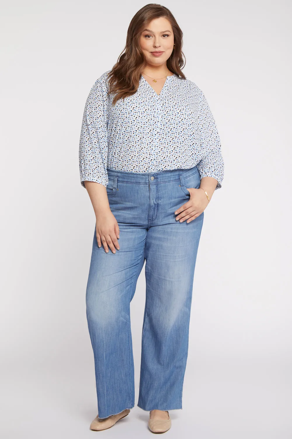 Teresa Wide Leg Jeans In Plus Size - Everly sold by NYDJ product image thumbnail 4