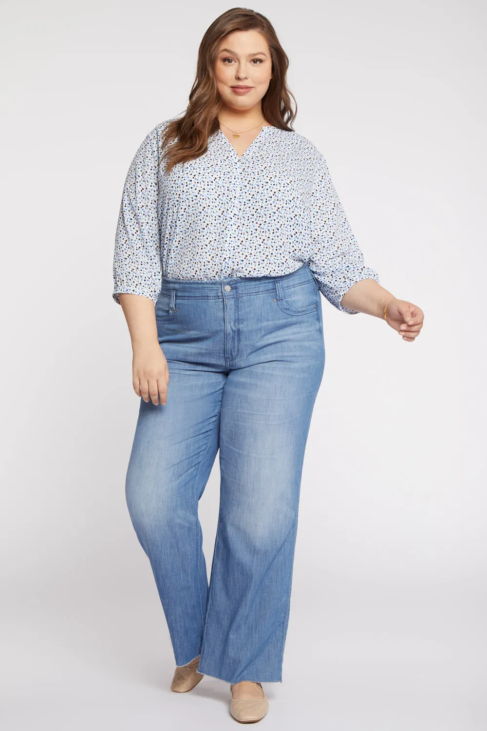 Teresa Wide Leg Jeans In Plus Size - Everly sold by NYDJ product image thumbnail 5