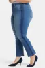 Marilyn Straight Ankle Jeans In Plus Size - Azure Wave sold by NYDJ