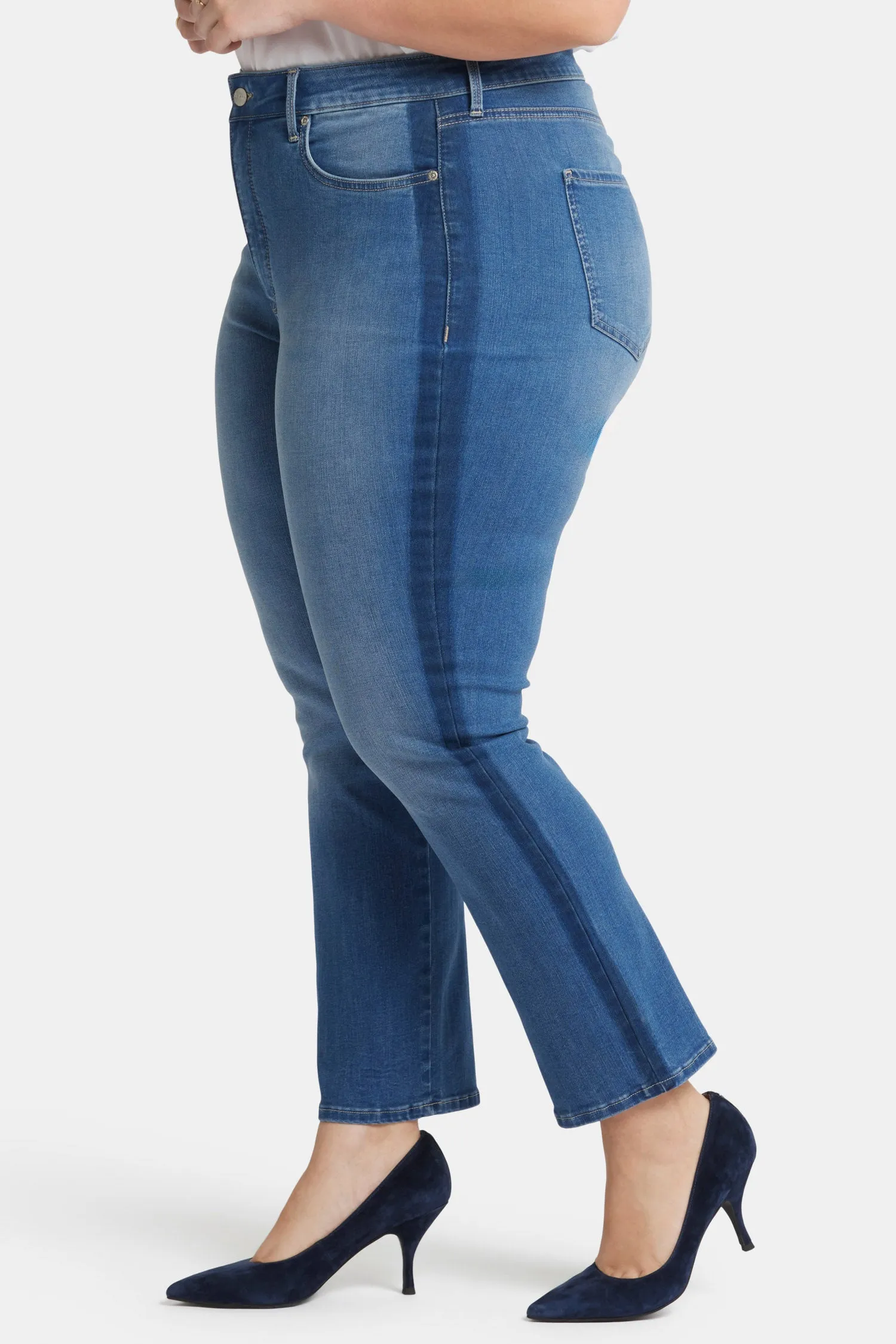 Marilyn Straight Ankle Jeans In Plus Size - Azure Wave sold by NYDJ product image thumbnail 3