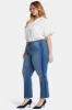 Marilyn Straight Ankle Jeans In Plus Size - Azure Wave sold by NYDJ