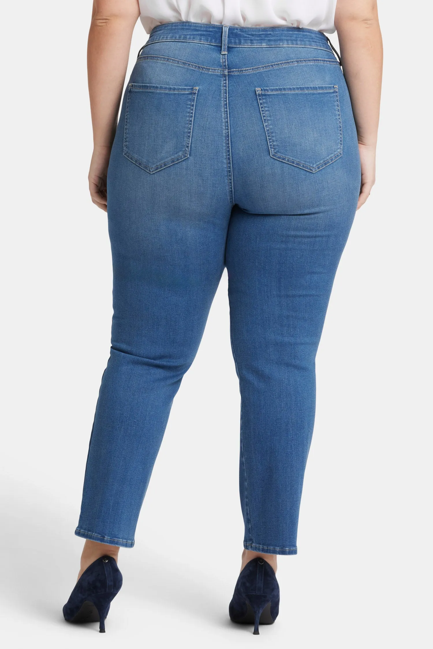 Marilyn Straight Ankle Jeans In Plus Size - Azure Wave sold by NYDJ product image thumbnail 2