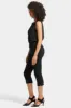 Dakota Crop Pull-On Jeans  - Overdye Black sold by NYDJ