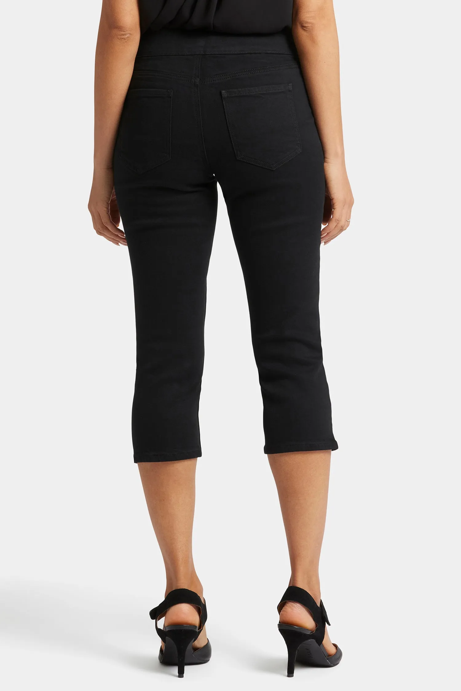 Dakota Crop Pull-On Jeans - Overdye Black sold by NYDJ product image thumbnail 2