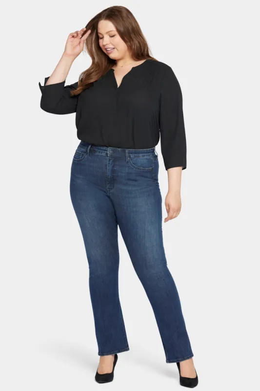 Le Silhouette Slim Bootcut Jeans In Long Inseam Plus Size - Precious sold by NYDJ