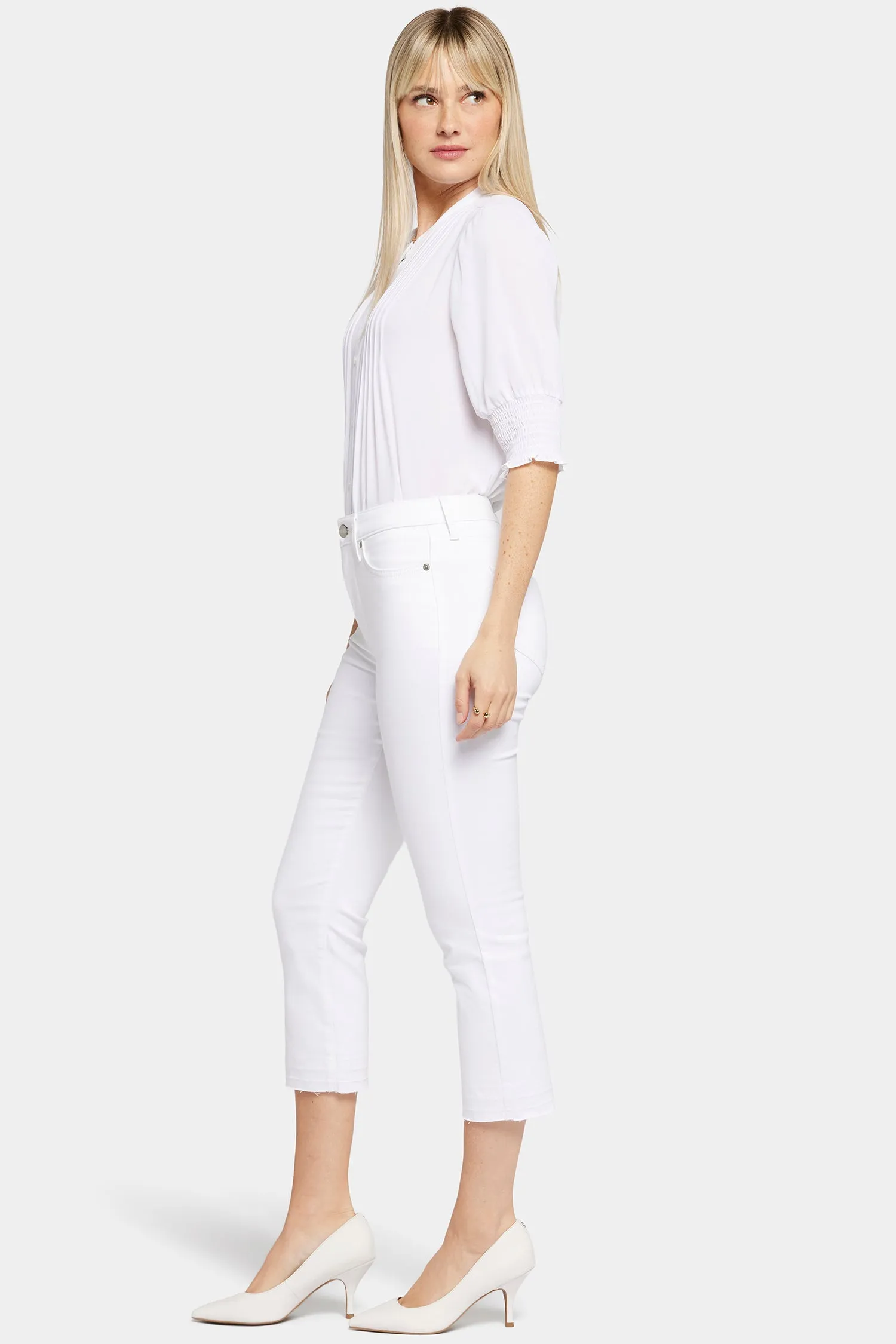 Chloe Capri Jeans - Optic White sold by NYDJ product image thumbnail 5