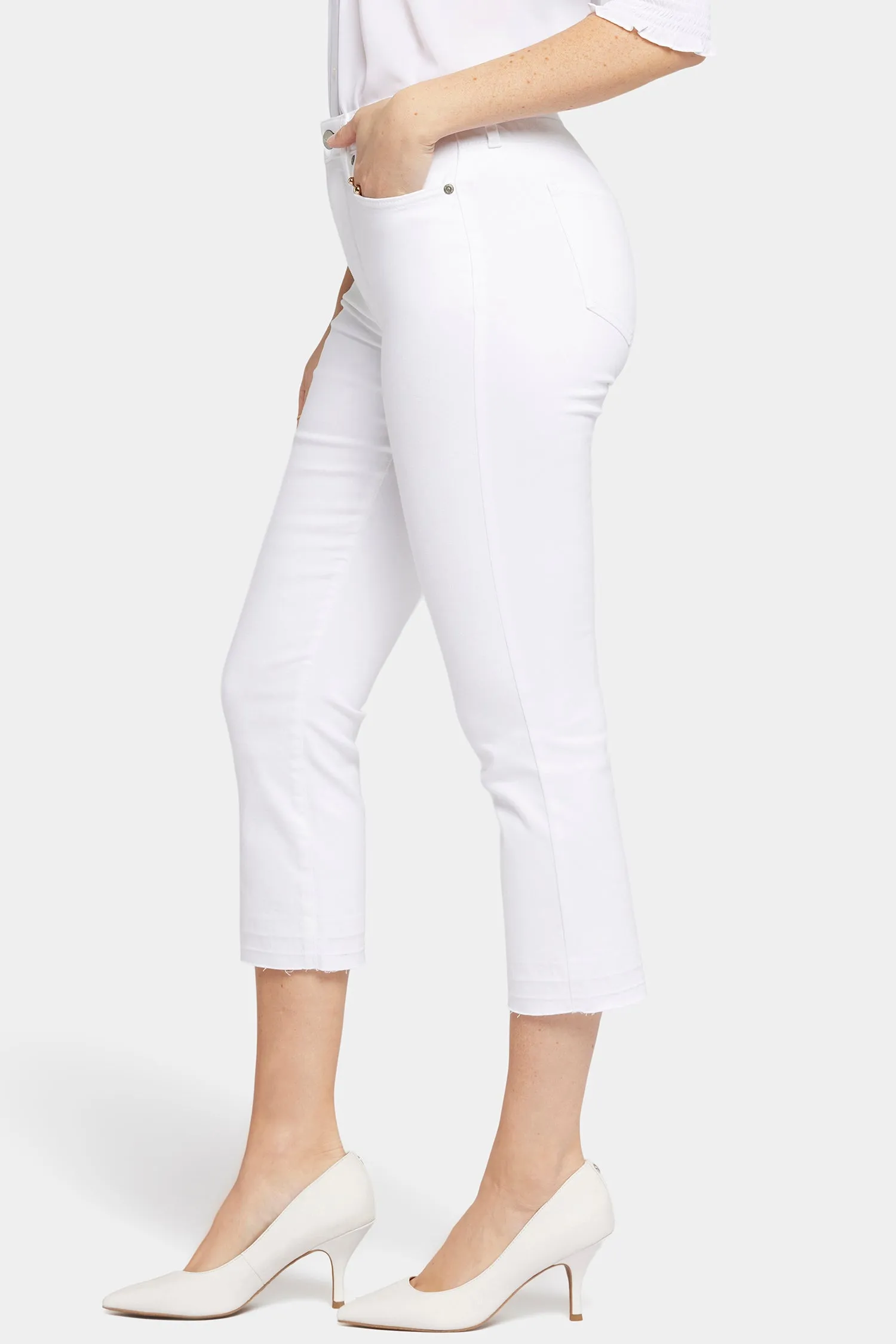 Chloe Capri Jeans - Optic White sold by NYDJ product image thumbnail 3