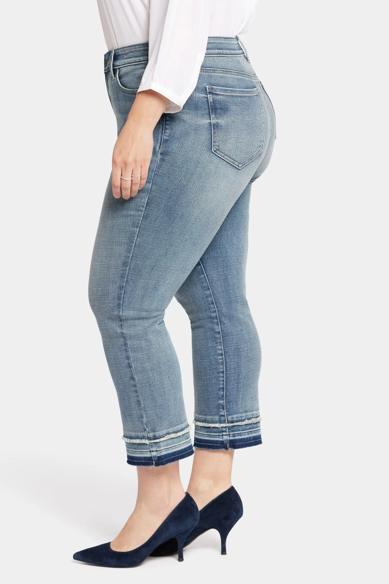Marilyn Straight Ankle Jeans In Plus Size - Fantasy sold by NYDJ product image thumbnail 3