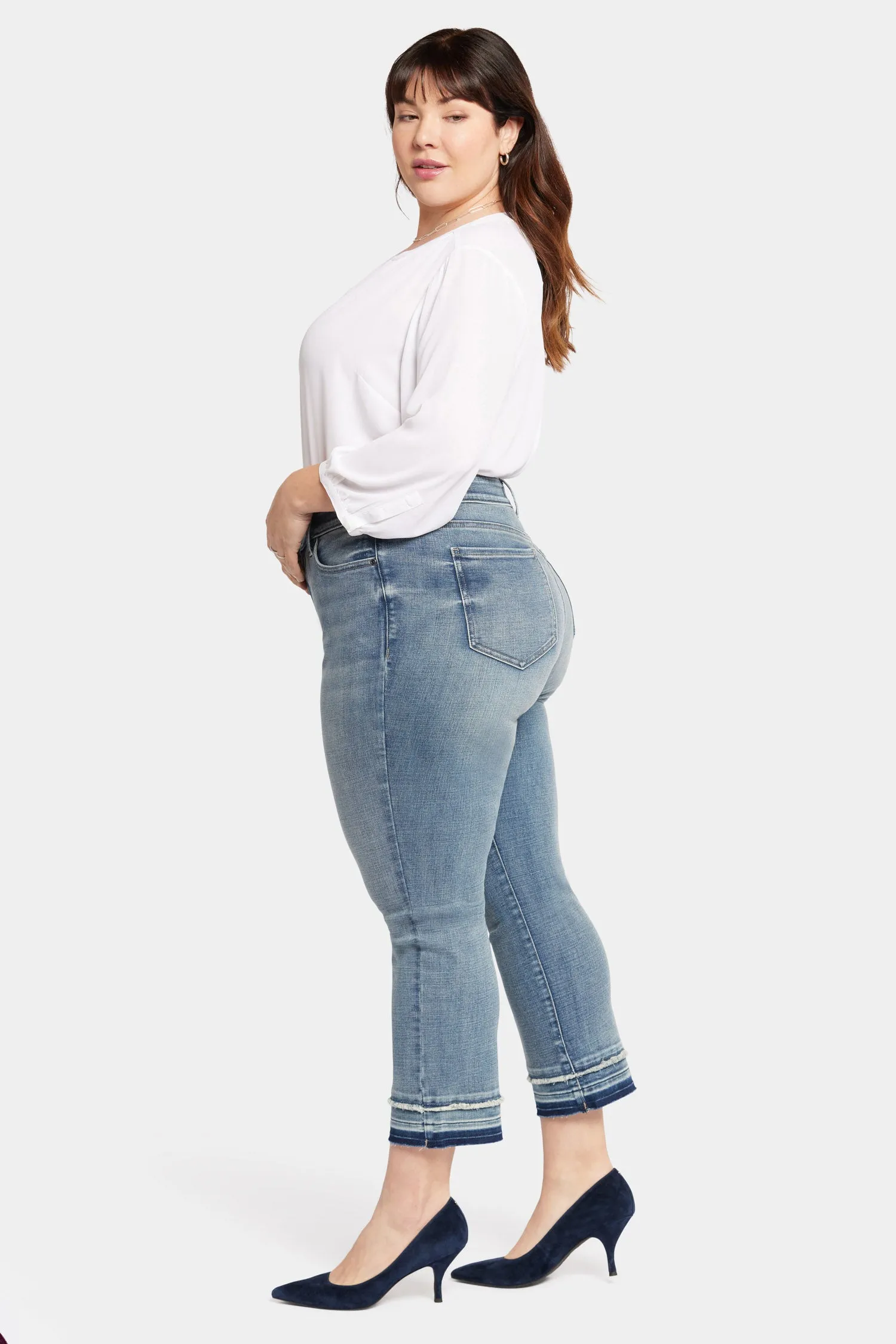 Marilyn Straight Ankle Jeans In Plus Size - Fantasy sold by NYDJ product image thumbnail 5