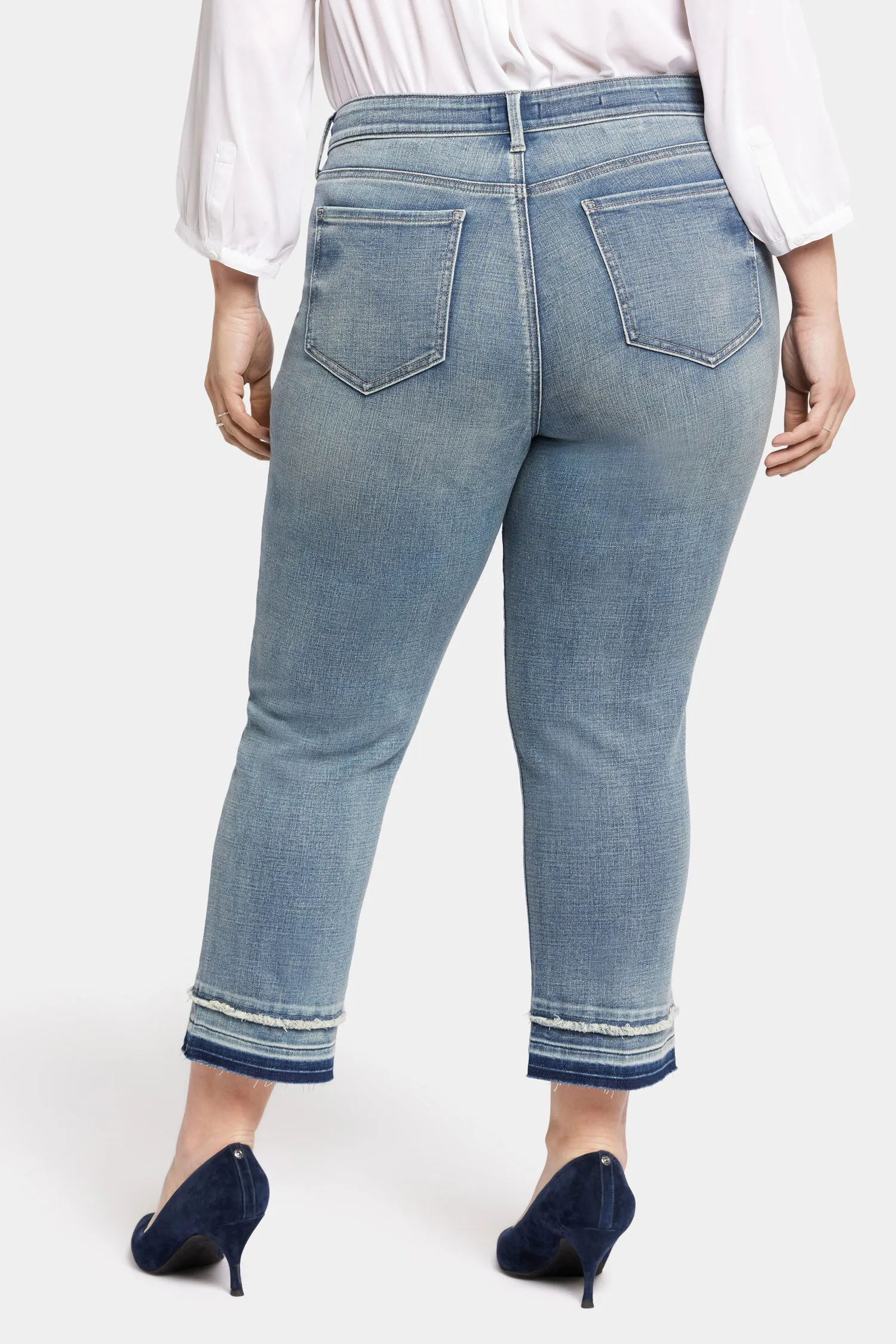 Marilyn Straight Ankle Jeans In Plus Size - Fantasy sold by NYDJ product image thumbnail 2