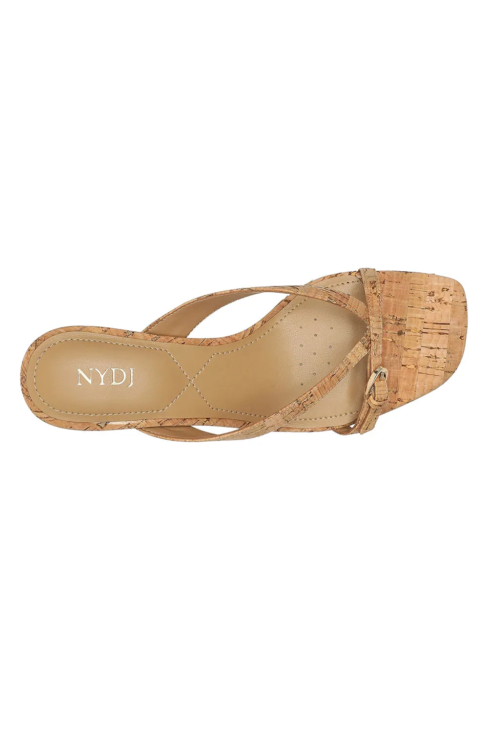Glam Block Heel Sandals - Natural sold by NYDJ product image thumbnail 4