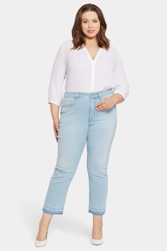 Marilyn Straight Ankle Jeans In Petite Plus Size - Brightside sold by NYDJ