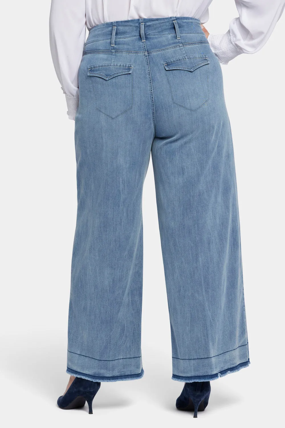 Mona Wide Leg Trouser Jeans In Plus Size - State sold by NYDJ product image thumbnail 2