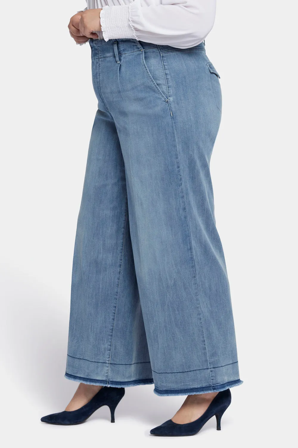 Mona Wide Leg Trouser Jeans In Plus Size - State sold by NYDJ product image thumbnail 3