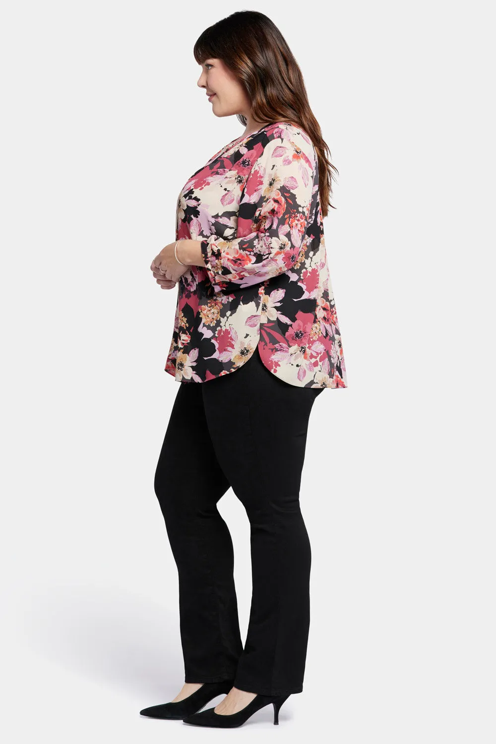 Pintuck Blouse In Plus Size - Helena sold by NYDJ product image thumbnail 3