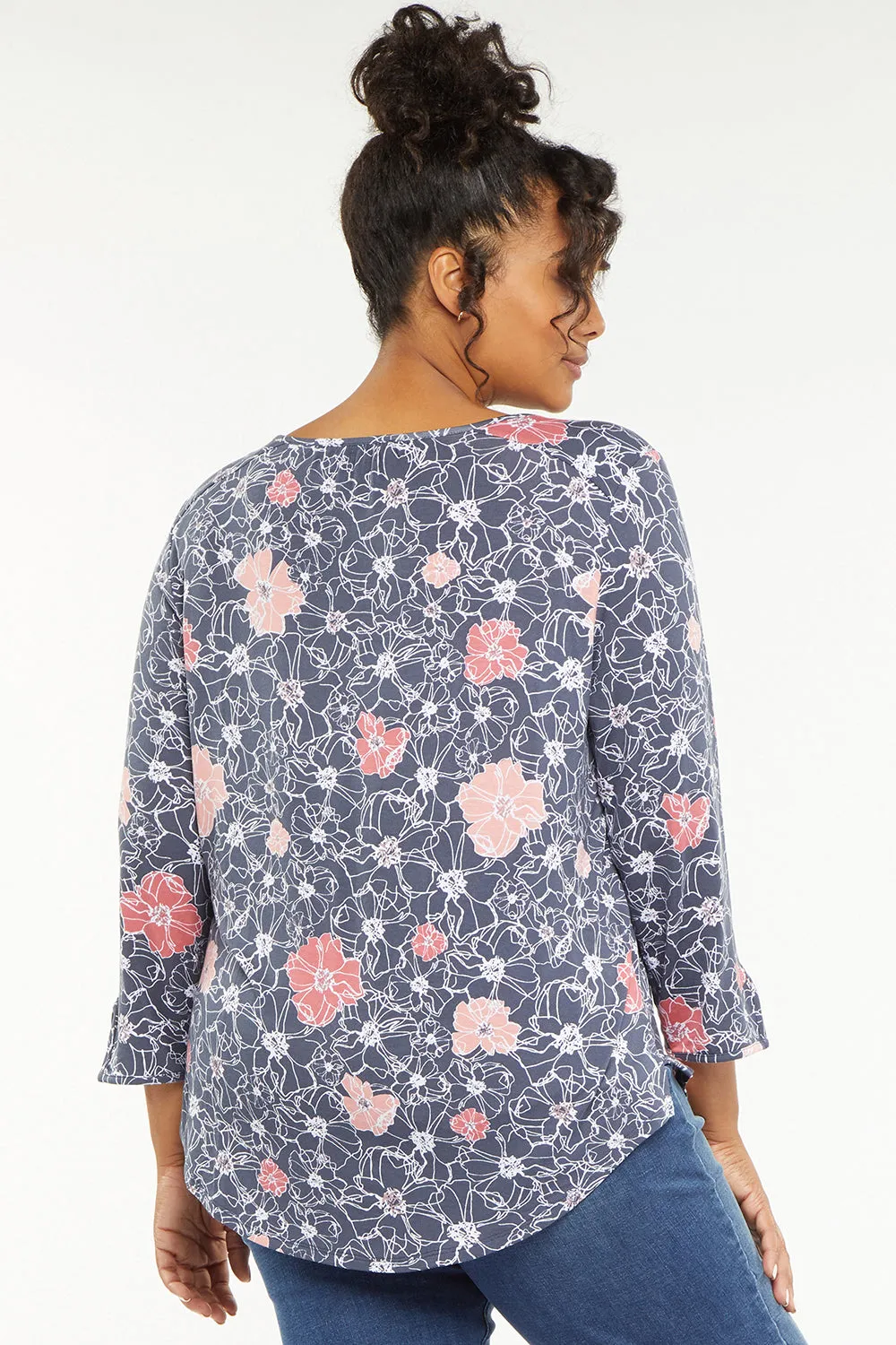 Perfect Tee In Plus Size - Haven Blossoms sold by NYDJ product image thumbnail 2