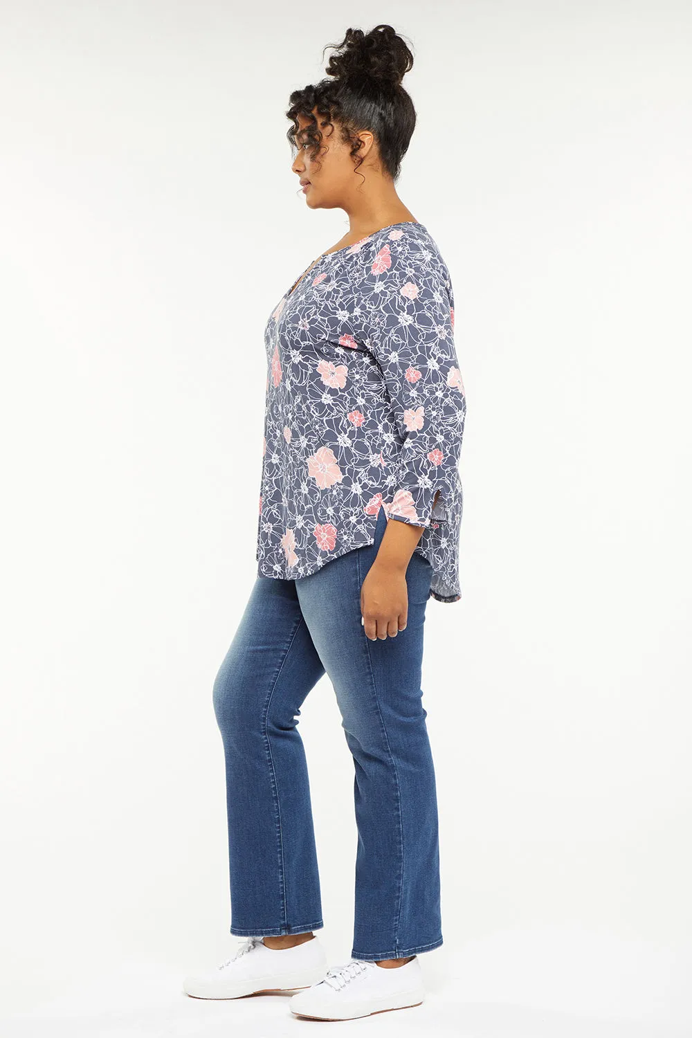 Perfect Tee In Plus Size - Haven Blossoms sold by NYDJ product image thumbnail 3