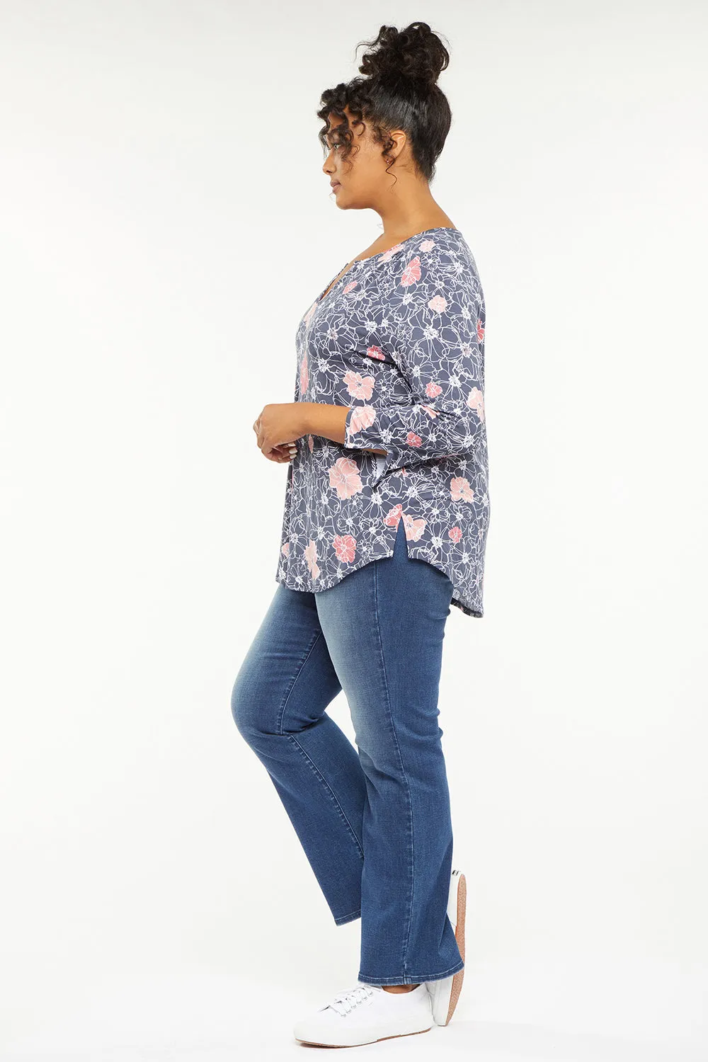 Perfect Tee In Plus Size - Haven Blossoms sold by NYDJ product image thumbnail 5