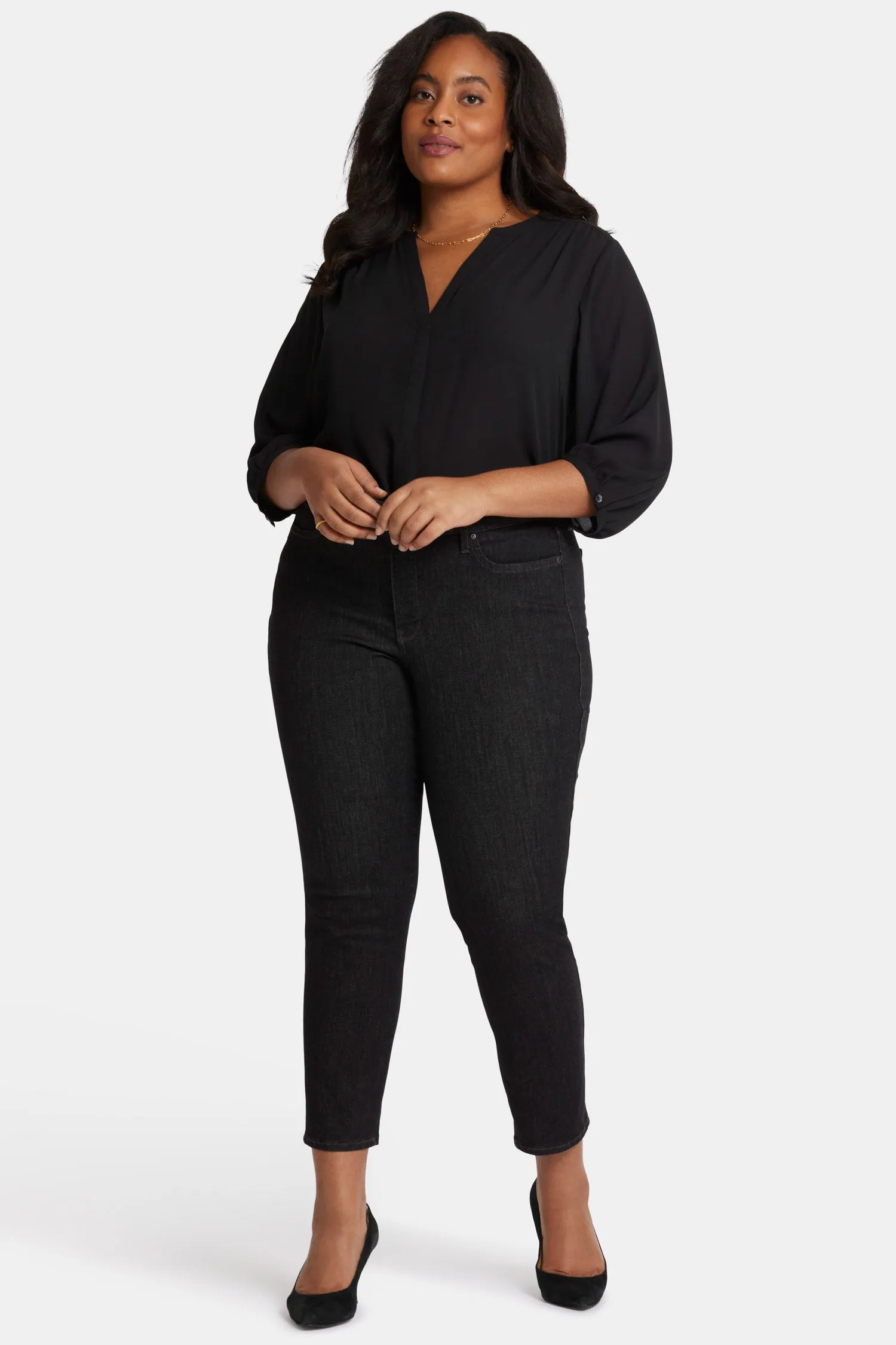 Stella Tapered Ankle Jeans In Plus Size - Eternity sold by NYDJ product image thumbnail 4