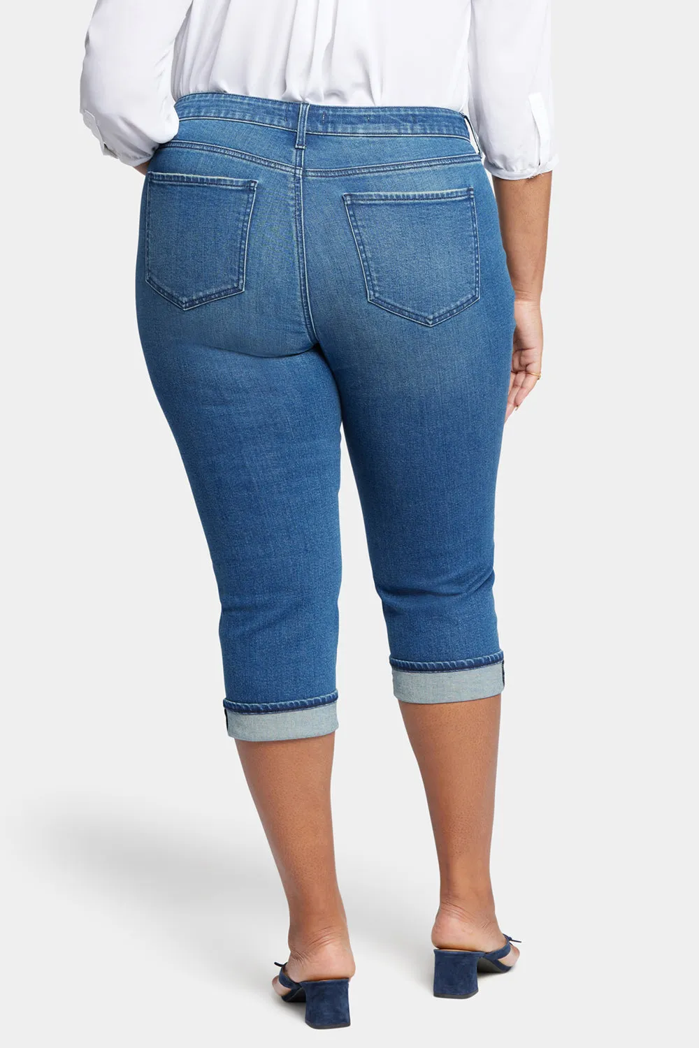 Marilyn Straight Crop Jeans In Plus Size - Windfall sold by NYDJ product image thumbnail 2
