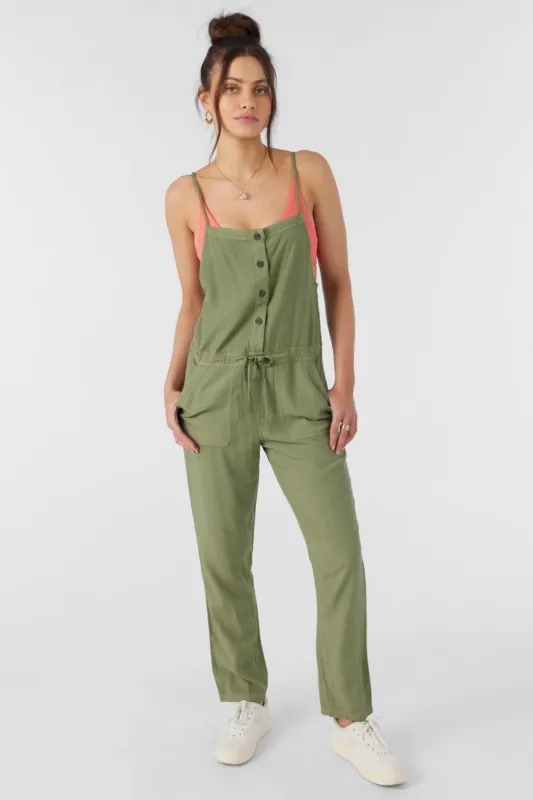 FRANCINA TWILL JUMPSUIT sold by O'Neill