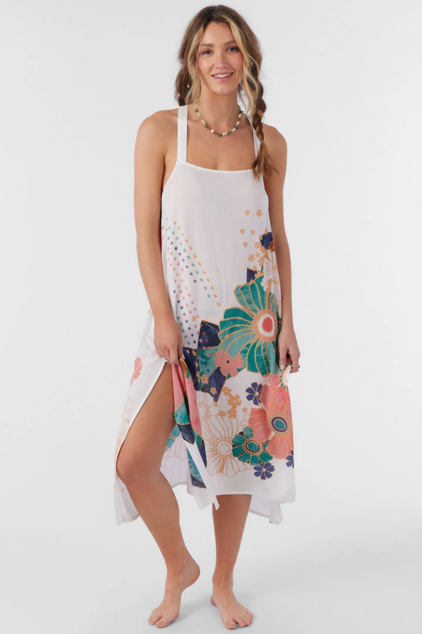 MIRANDA JADIA FLORAL MIDI COVER-UP DRESS sold by O'Neill