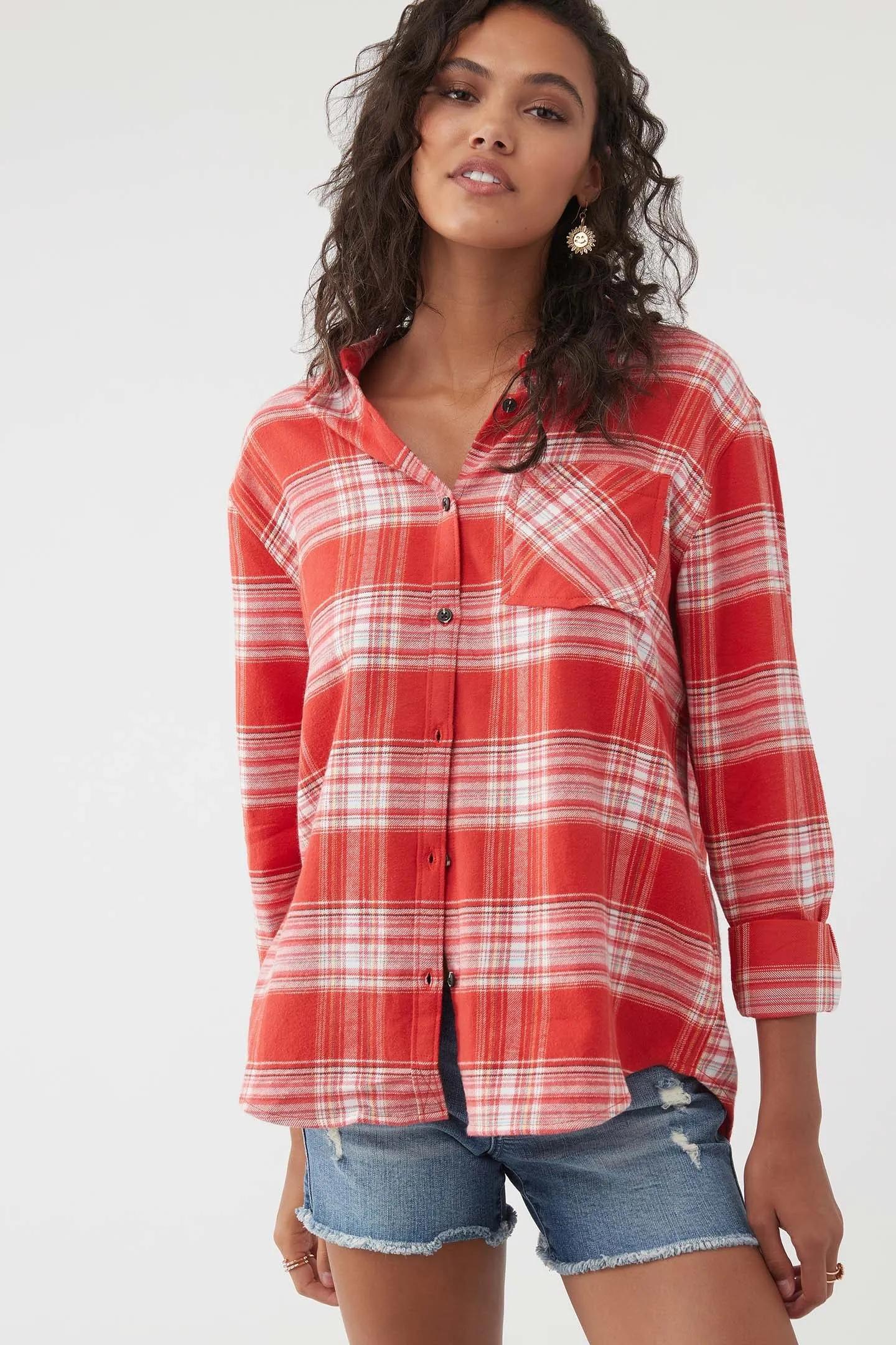 LOGAN FLANNEL TOP sold by O'Neill product image thumbnail 4