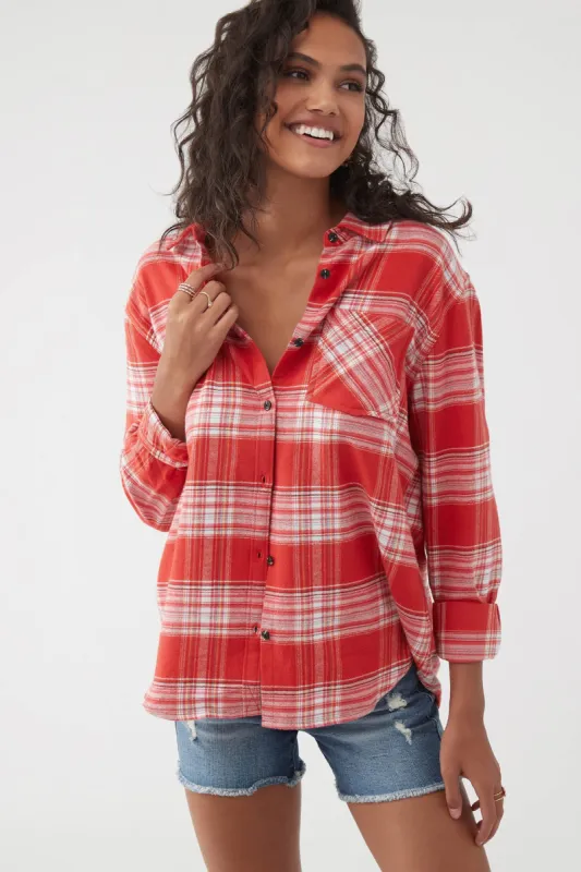 LOGAN FLANNEL TOP sold by O'Neill