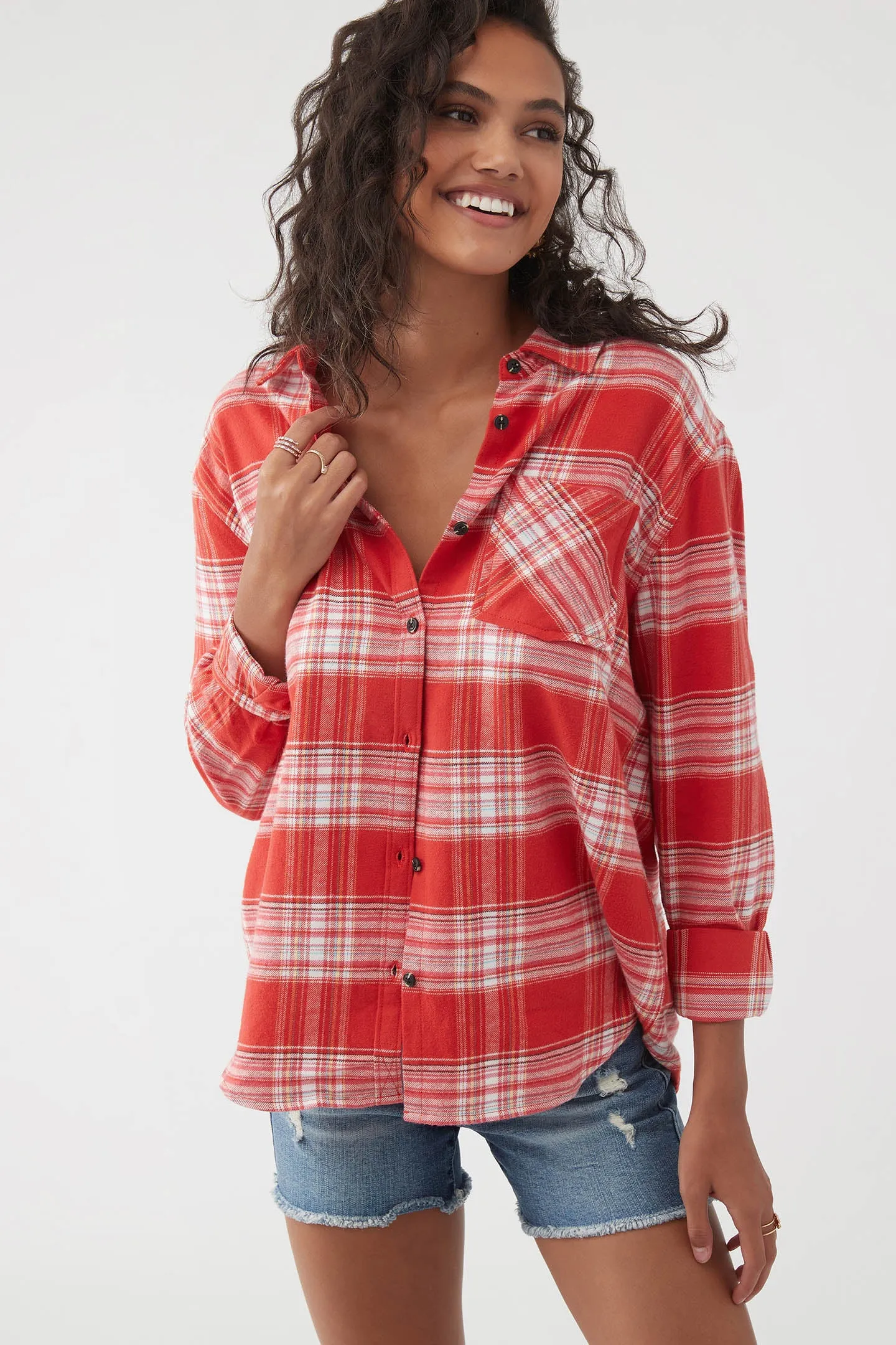 LOGAN FLANNEL TOP sold by O'Neill