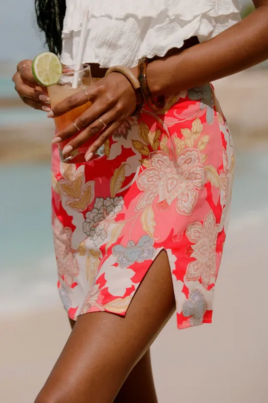 LYLA ANTALYA FLORAL MINI SKIRT sold by O'Neill